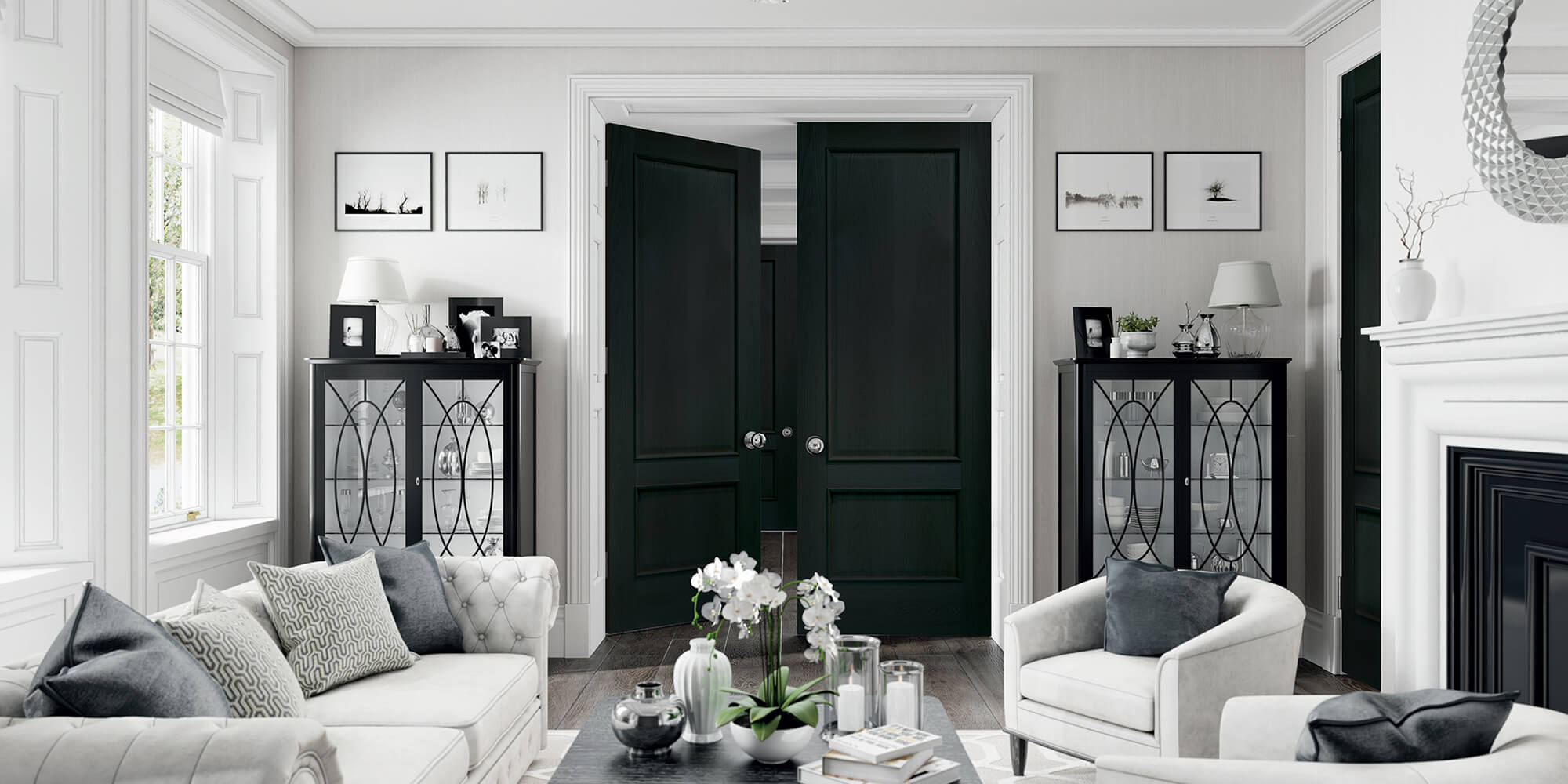 Black Internal Doors | Interior Black Doors | XL Joinery