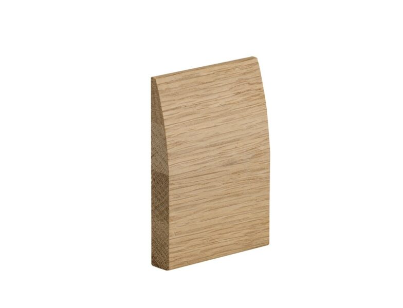 Modern Profile Pre-Finished Oak Skirting Set – 5x3m per pack