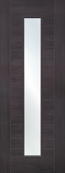 Internal Laminate Umber Grey Palermo with Clear Glass
