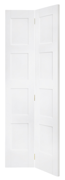 Shaker 4 Panel Bi-Fold Internal White Primed Door