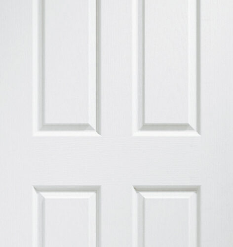 Internal Pre-Finished White Moulded Victorian 4 Panel Door
