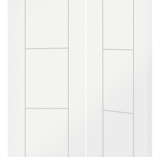Palermo Internal White Primed Bi-Fold Door