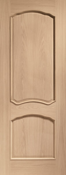 Internal Oak Louis Fire Door with Raised Mouldings
