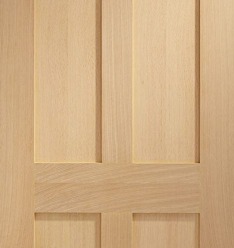 Victorian Shaker 4 Panel Internal Oak Door