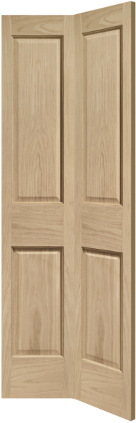 Internal Oak Victorian 4 Panel Bi-Fold Door