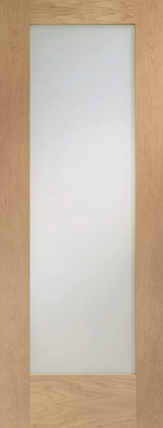 Internal Oak Pre-Finished Pattern 10 Door with Clear Glass