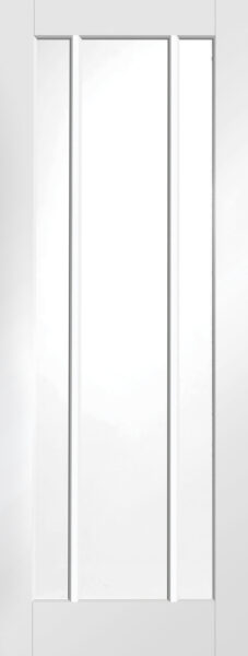 Internal White Primed Worcester Door with Clear Glass