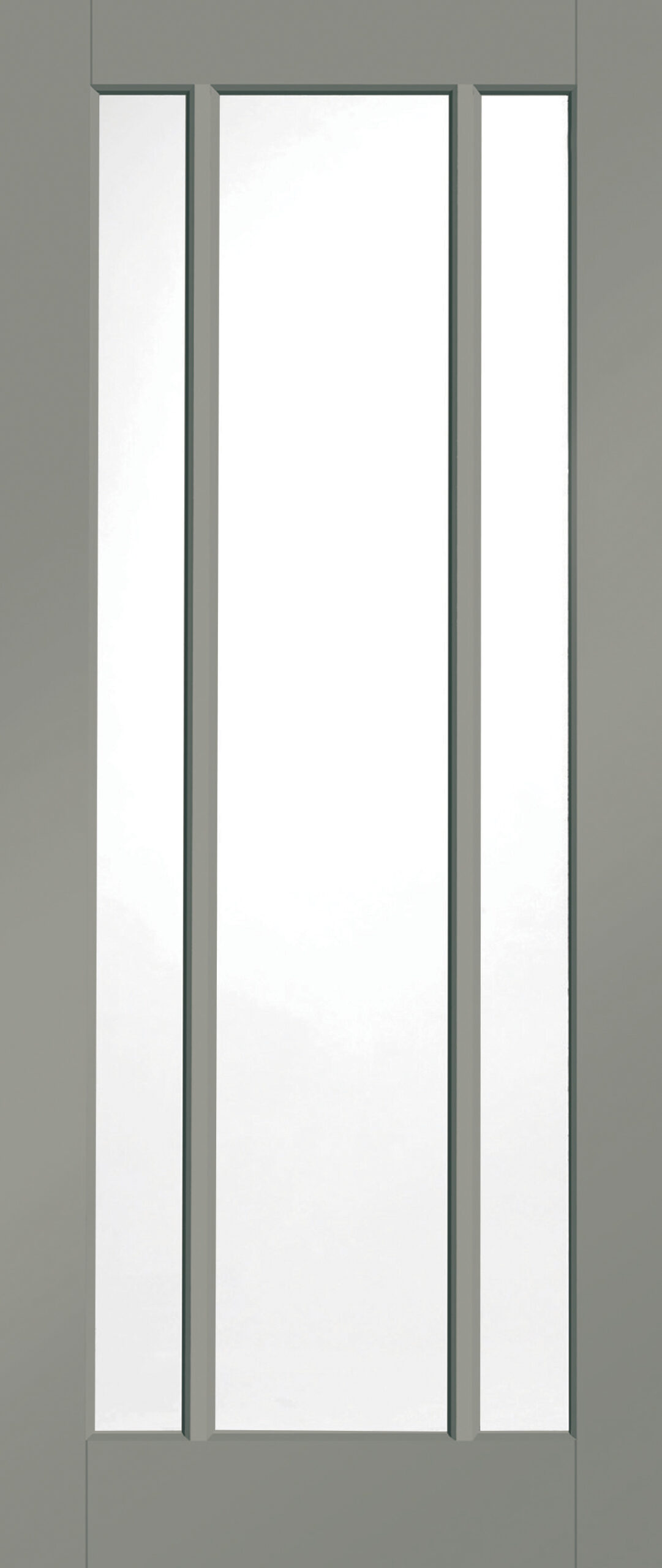 Internal White Primed Worcester Door with Clear Glass Fire Door – 1981 x 838 x 44 mm, Slate