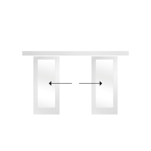 Easi-Glide White Primed Gliding Door Frame