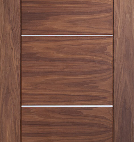 Internal Walnut Pre-Finished Portici Fire Door