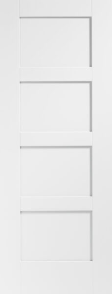 Shaker 4 Panel Internal White Primed Fire Door