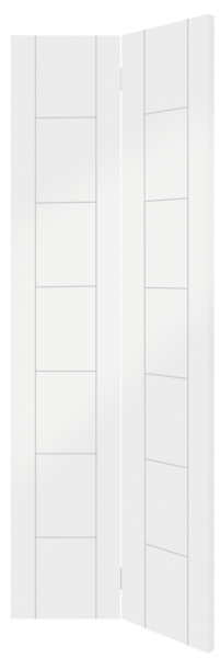 Palermo Internal White Primed Bi-Fold Door