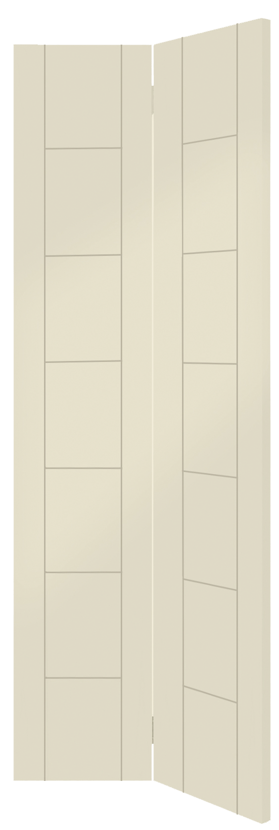 Palermo Internal White Primed Bi-Fold Door – Chantilly, 1981 x 686 x 35 mm