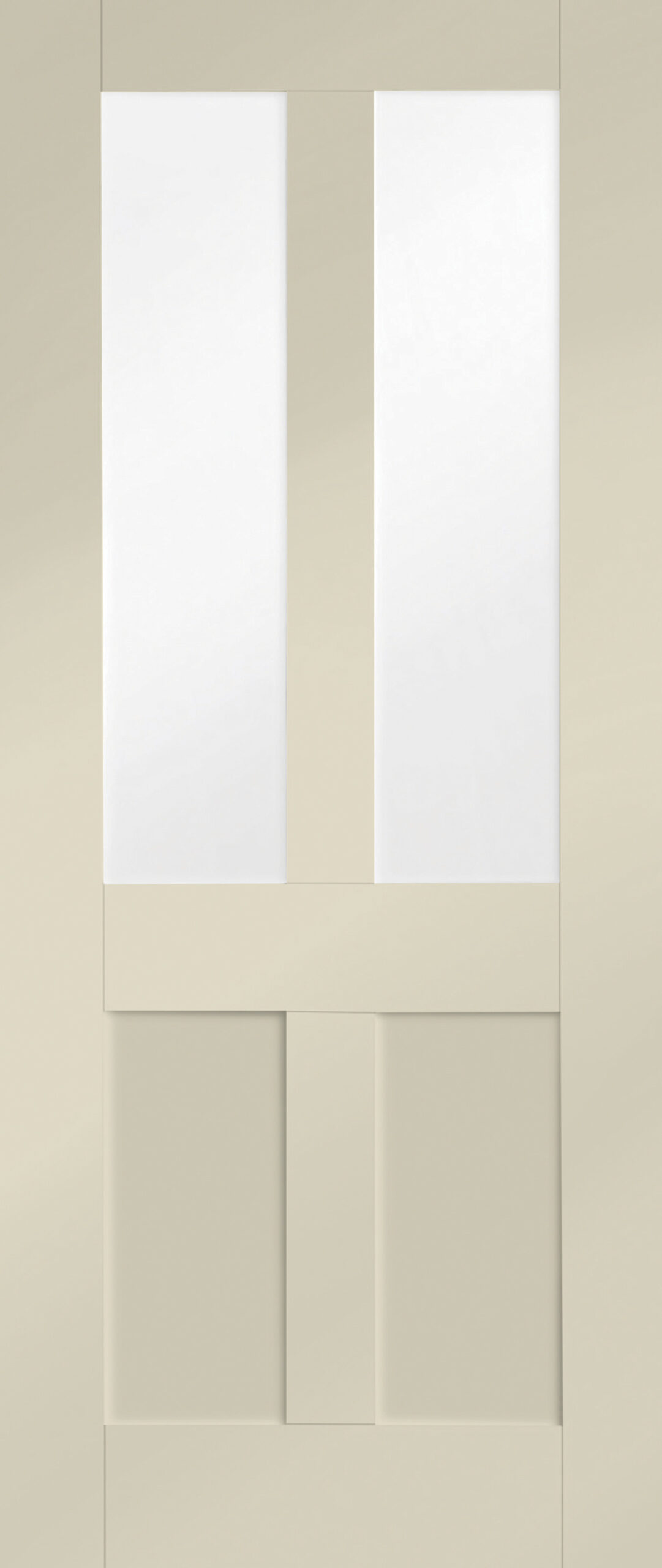 Internal White Primed Malton Shaker with Clear Flat Glass – Chantilly, 1981 x 762 x 35 mm