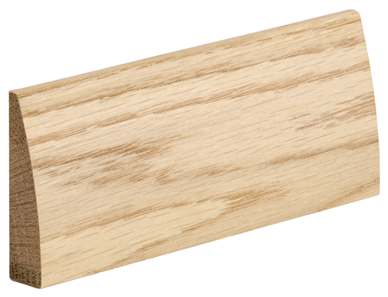 Modern Profiled Oak Door Architrave Set For Internal Oak Door Pairs