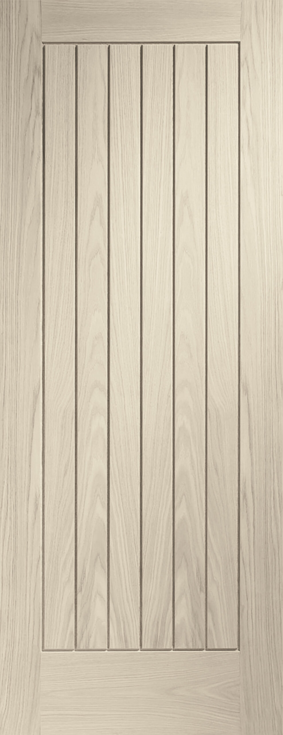 Internal Oak Suffolk Original – Blanco, 2040 x 626 x 40 mm