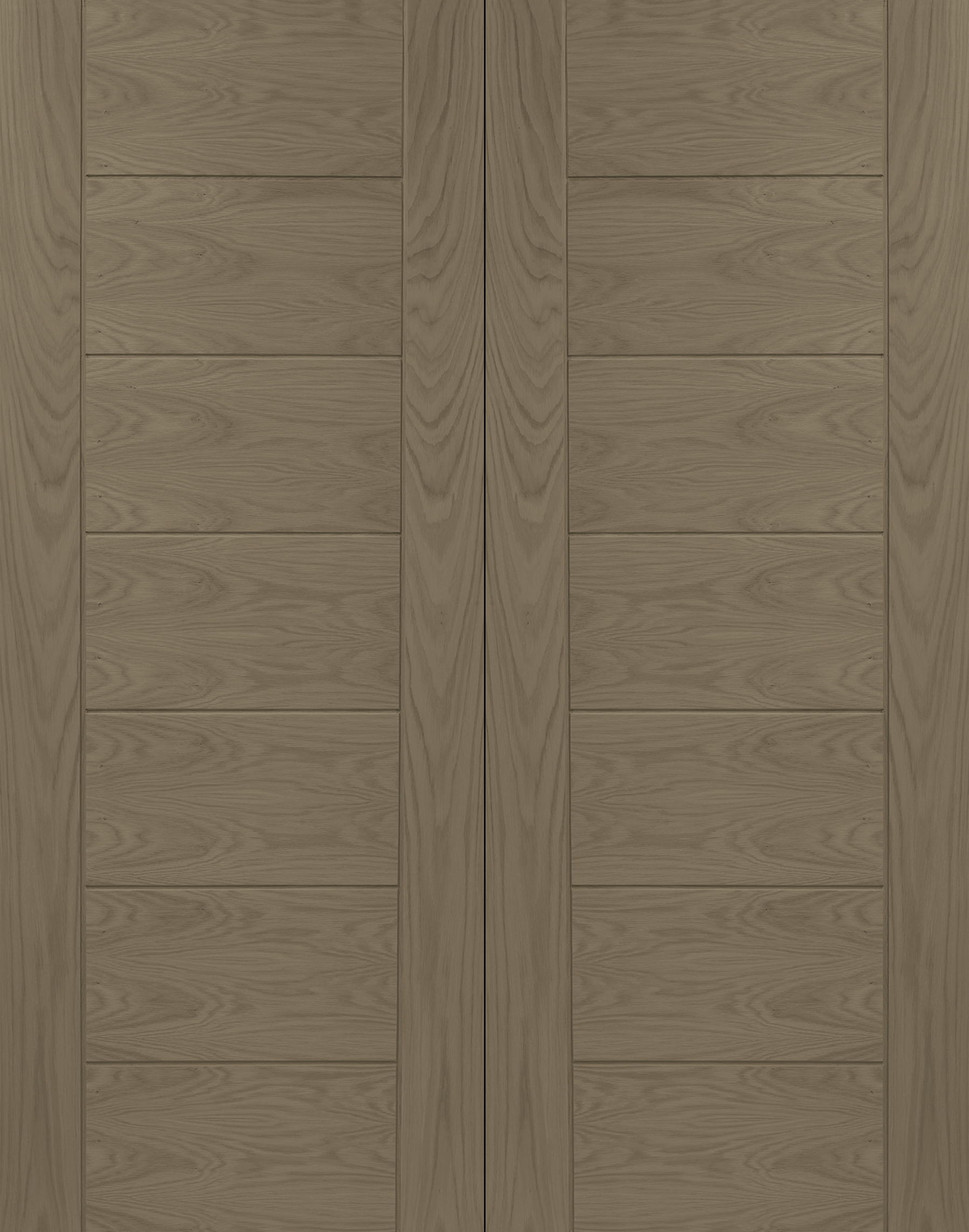 Palermo Internal Oak Rebated Door Pair – Cappuccino, 1981 x 1524 x 40 mm