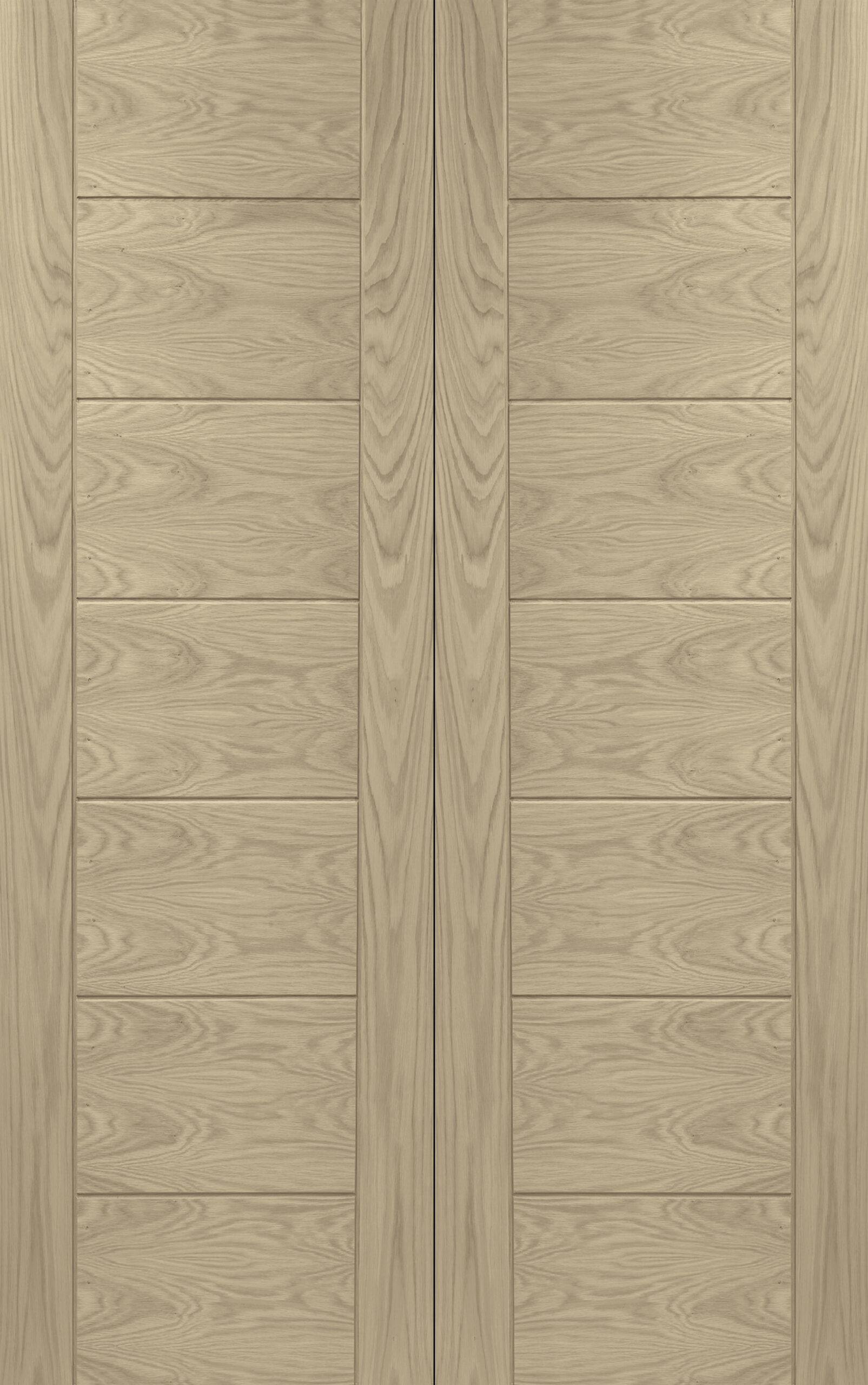 Palermo Internal Oak Rebated Door Pair – Latte, 1981 x 1524 x 40 mm