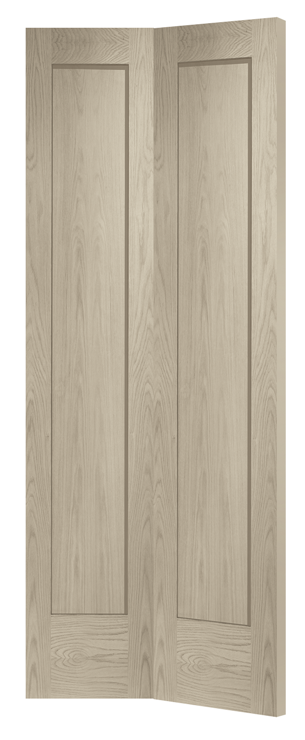 Internal Oak Pattern 10 Bi-Fold – Crema, 1981 x 762 x 35 mm