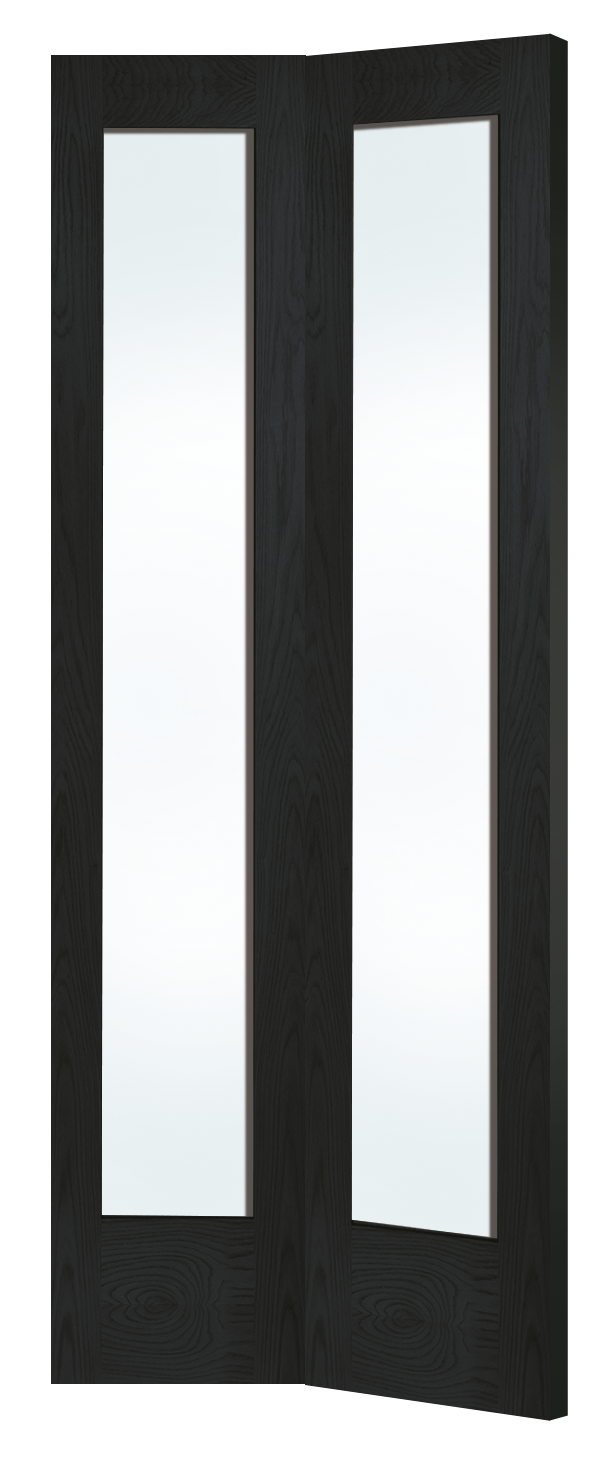 Internal Oak Pattern 10 Bi-Fold with Clear Glass – Americano, 1981 x 762 x 35 mm