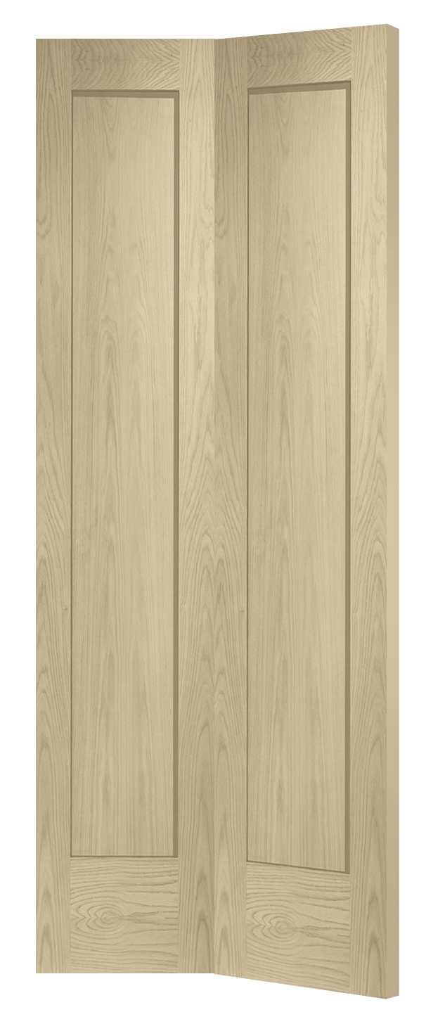 Internal Oak Pattern 10 Bi-Fold – Latte, 1981 x 762 x 35 mm