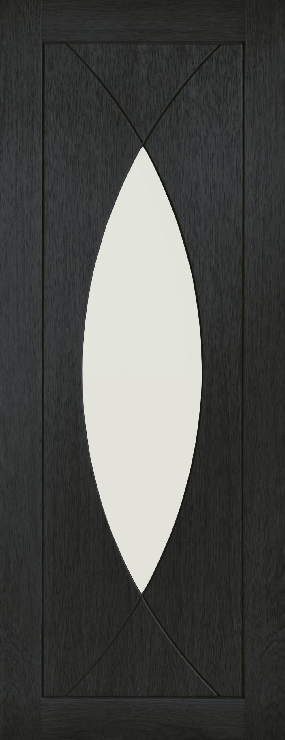 Internal Oak Pesaro with Clear Glass Fire Door – 1981 x 762 x 44 mm, Americano