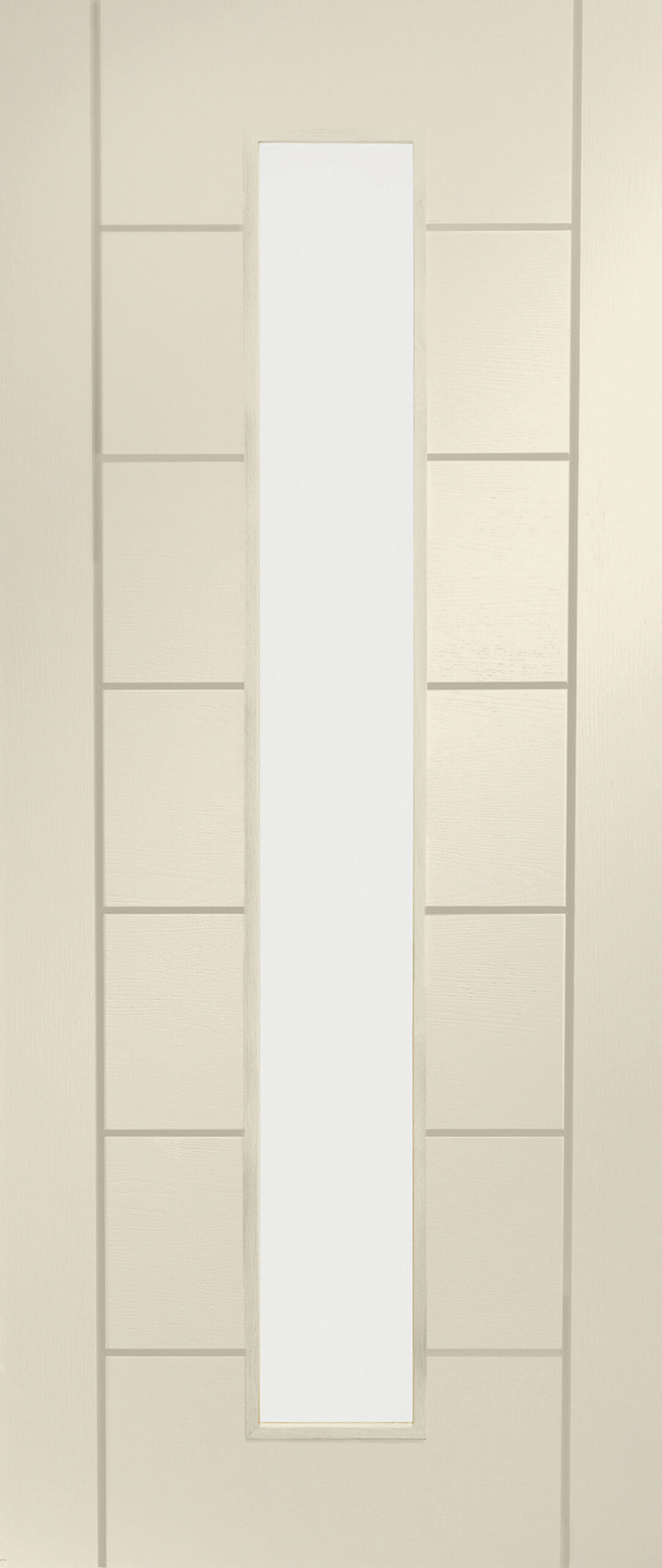 Palermo 1 Light Internal White Primed Door with Clear Glass – Chantilly, 1981 x 762 x 35 mm