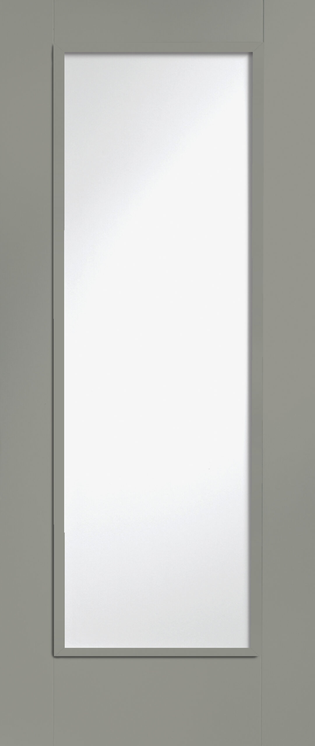 Internal White Primed Pattern 10 Fire Door with Clear Glass – 2032 x 813 x 44 mm, Slate