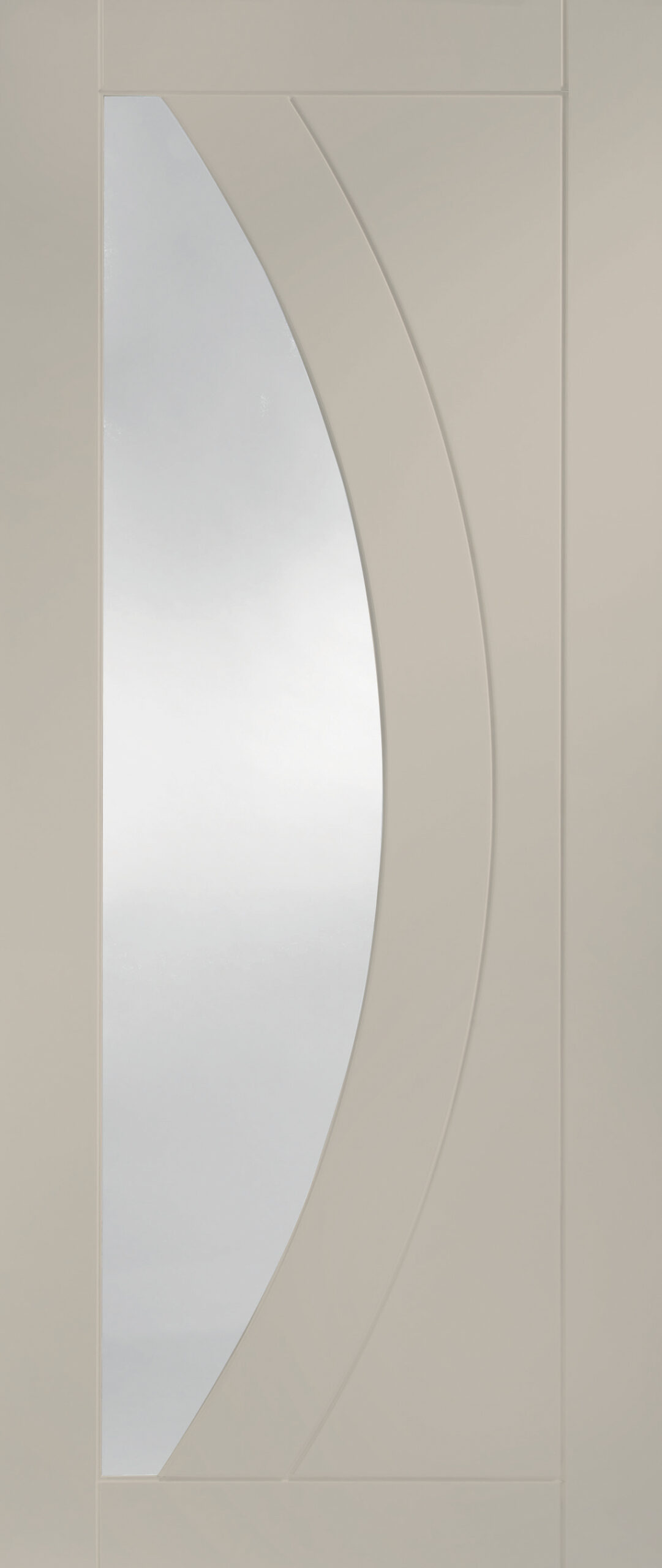 Internal White Primed Salerno with Clear Glass – Isabella, 1981 x 686 x 35 mm