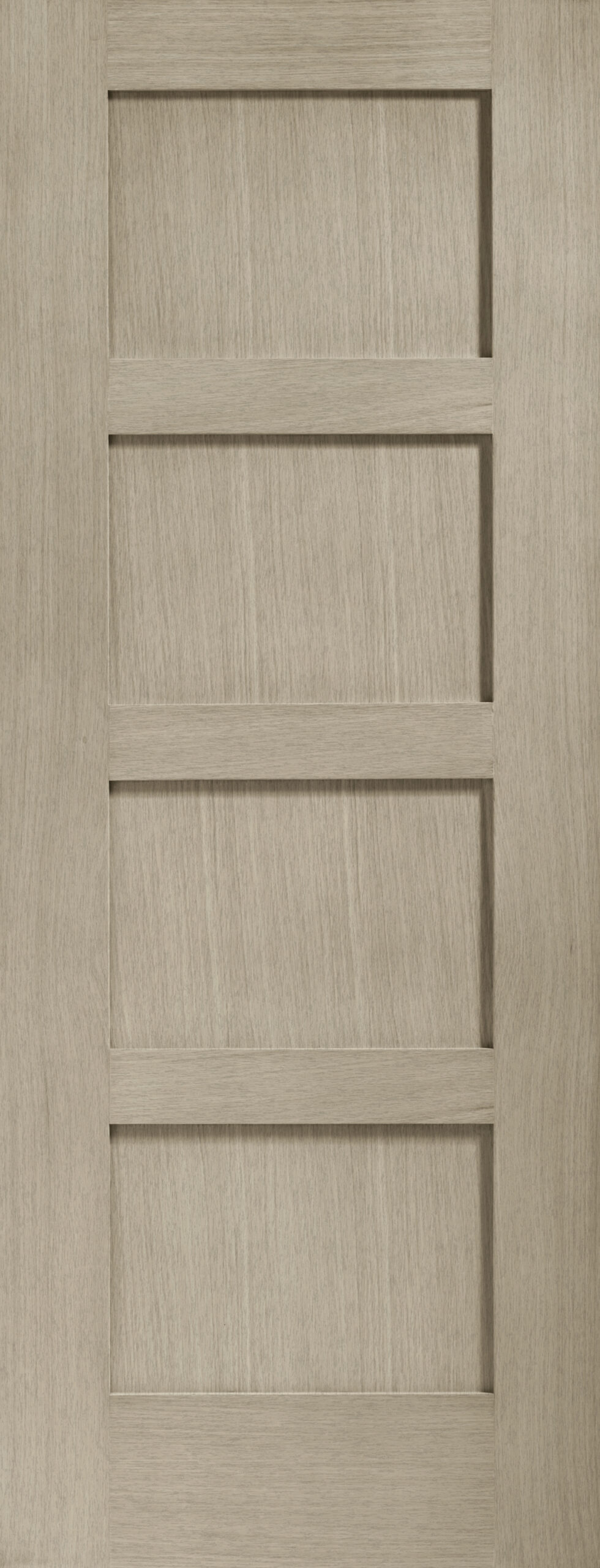 Internal Oak Shaker 4 Panel Fire Door – 1981 x 838 x 44 mm, Crema