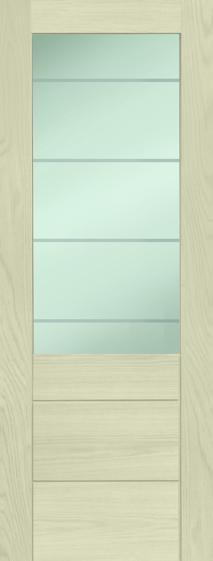 Palermo 2XG Internal Oak Fire Door with Clear Etched Glass – Blanco, 1981 x 838 x 44 mm