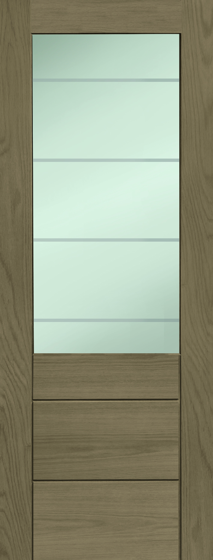 Palermo 2XG Internal Oak Fire Door with Clear Etched Glass – Cappuccino, 1981 x 838 x 44 mm