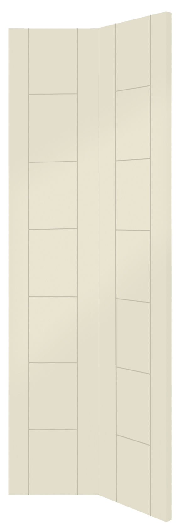 Palermo Internal White Primed Bi-Fold Door – Chantilly, 1981 x 686 x 35 mm