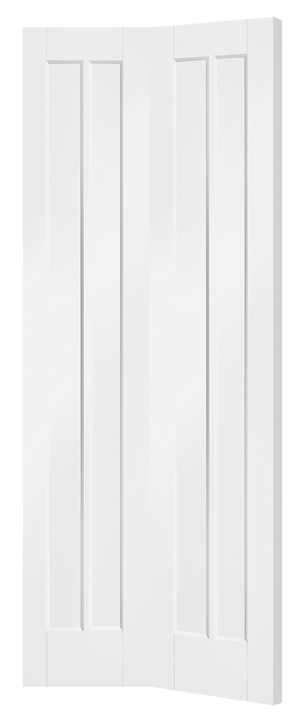 Worcester Internal White Primed Bi-Fold Door – White Primed, 1981 x 762 x 35 mm