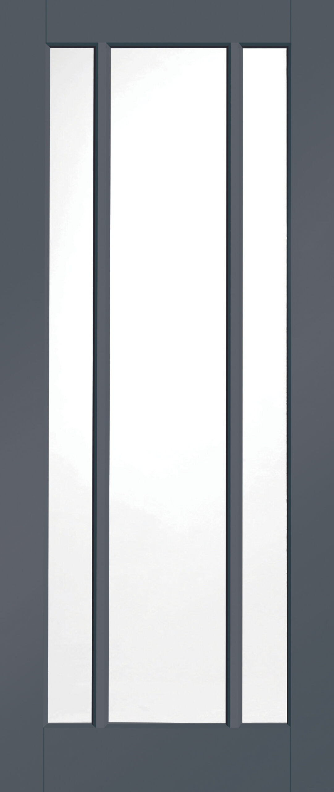 Internal White Primed Worcester Door with Clear Glass – Cinder, 2040 x 826 x 40 mm