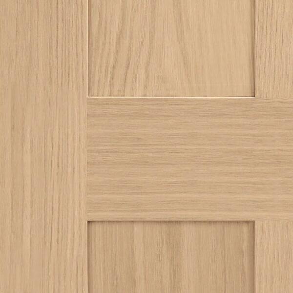 Victorian Shaker 4 Panel Internal Oak Fire Door - Image 8