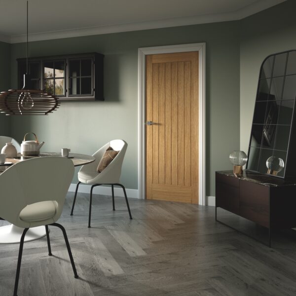 Suffolk Essential Internal Oak Fire Door - Image 3