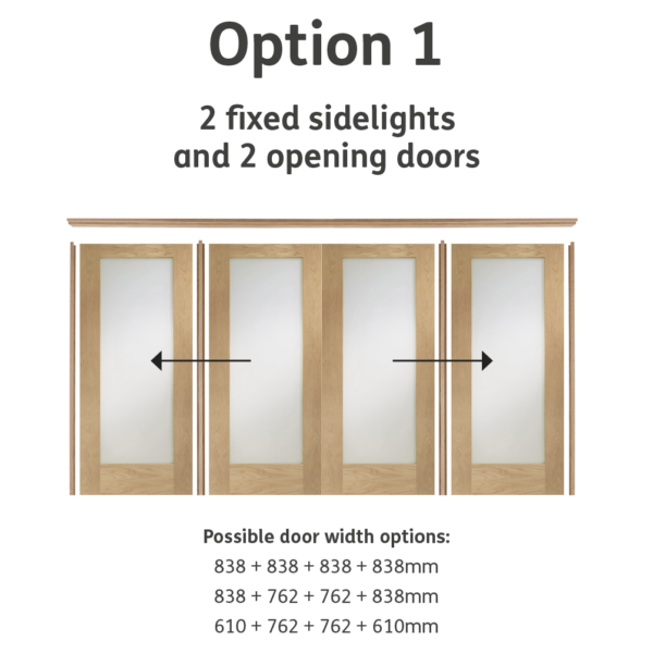 Easi-Slide Oak Room Divider Door System - Image 3