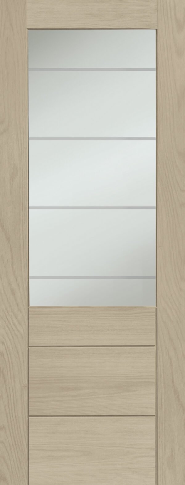 Palermo Essential 2XG Internal Oak Door with Clear Etched Glass - Image 9