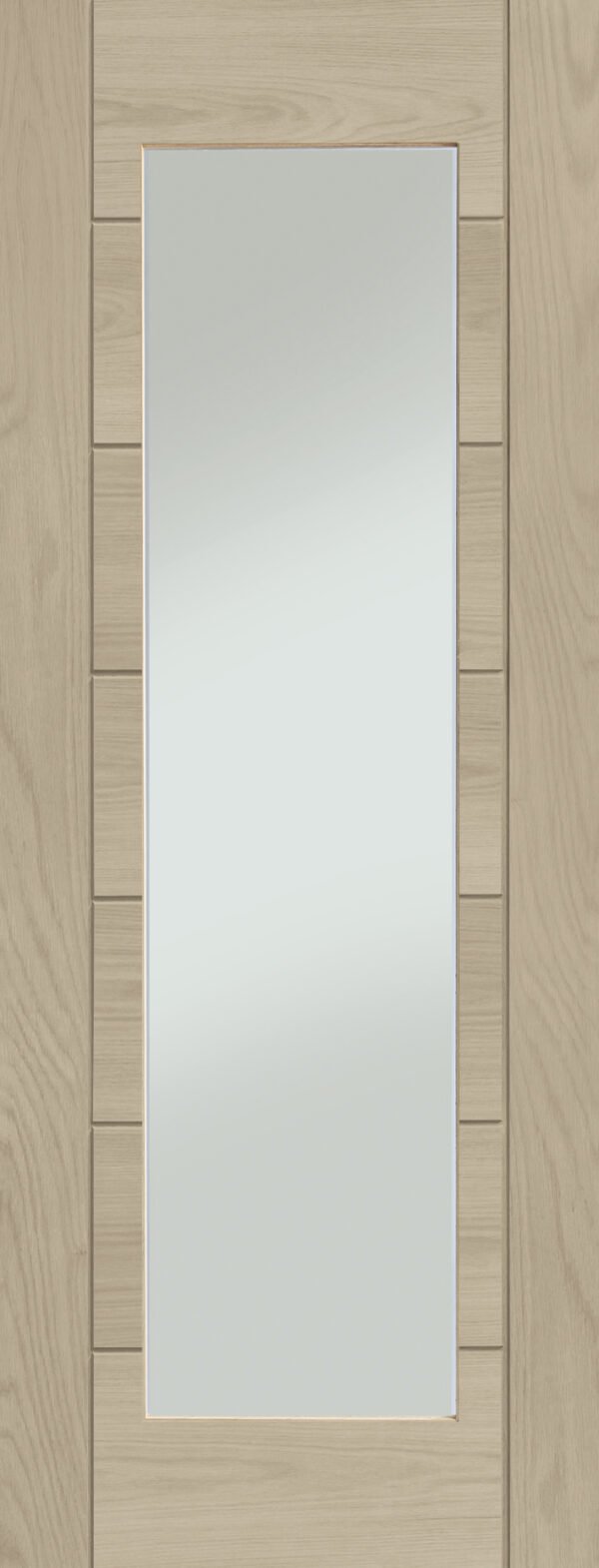 Palermo Essential 1 Light Internal Oak Door with Clear Glass - Image 9