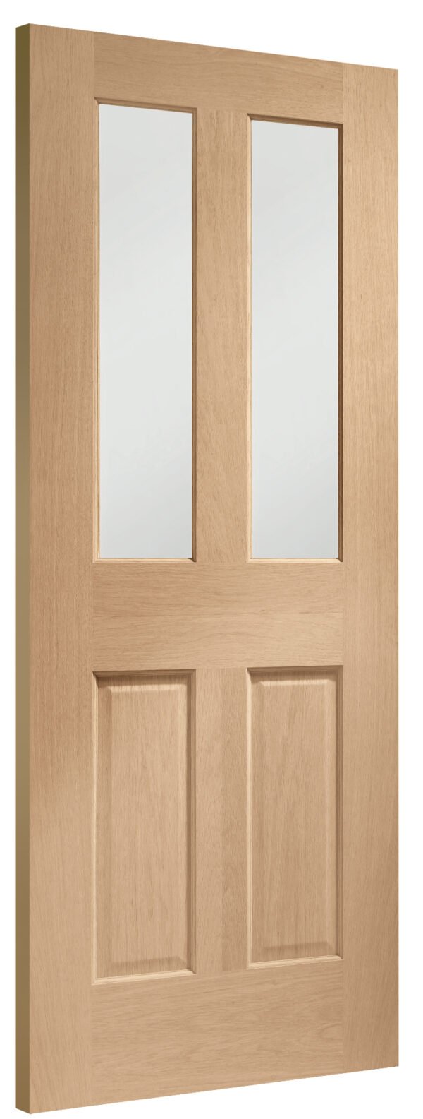 Internal Oak Malton Door with Clear Bevelled Glass - Image 2