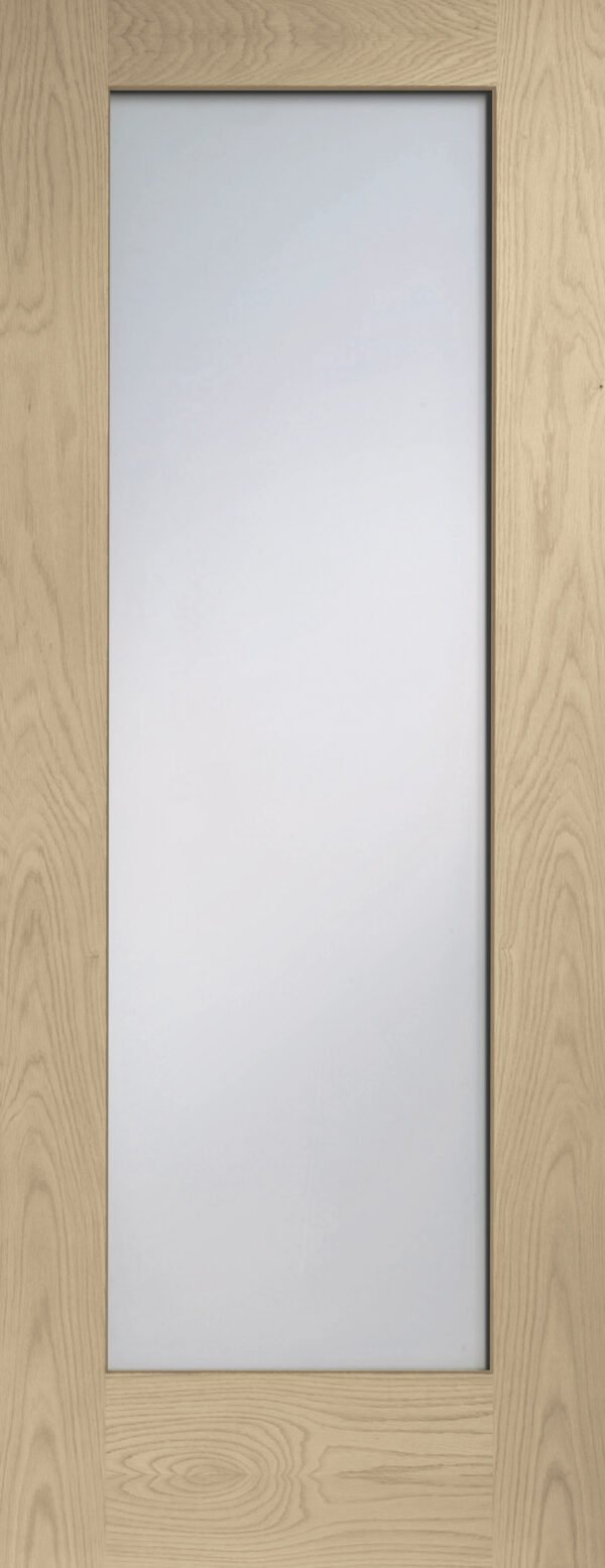 Internal Oak Pattern 10 Door with Clear Glass - Image 7