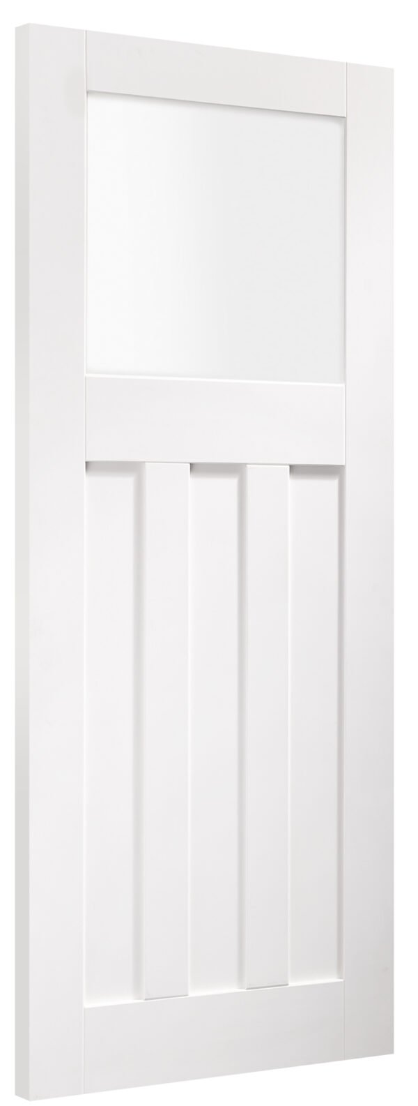 Internal White Primed DX Door with Obscure Glass - Image 2