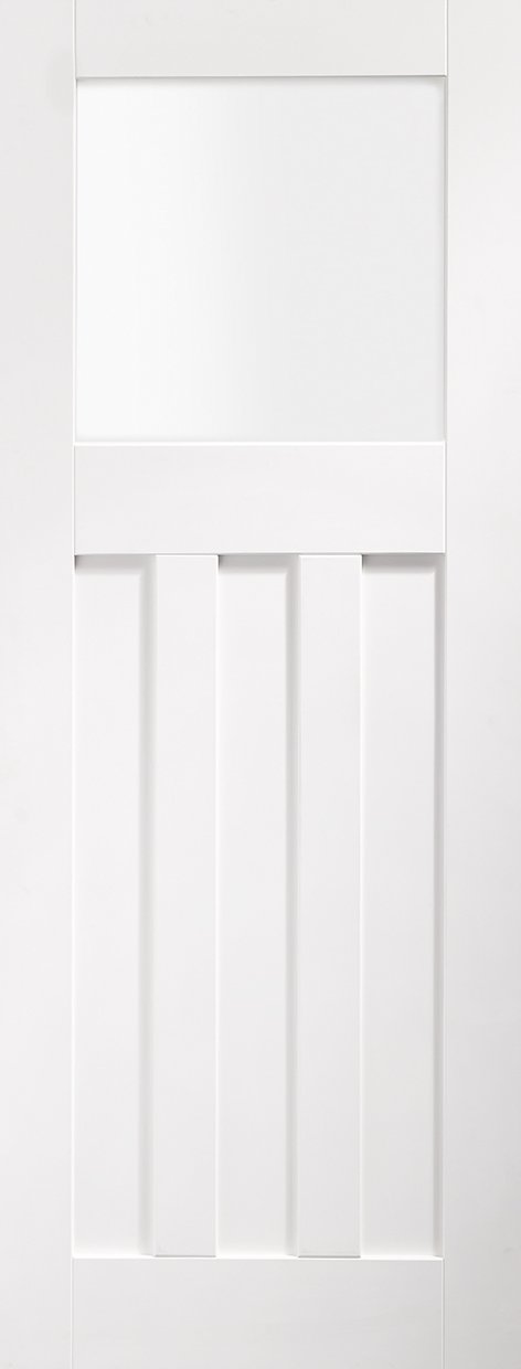 Internal White Primed DX Door with Obscure Glass – White Primed, 1981 x 762 x 35 mm