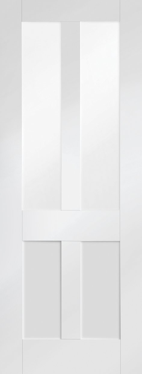 Internal White Primed Malton Shaker with Clear Flat Glass – White Primed, 1981 x 838 x 35 mm