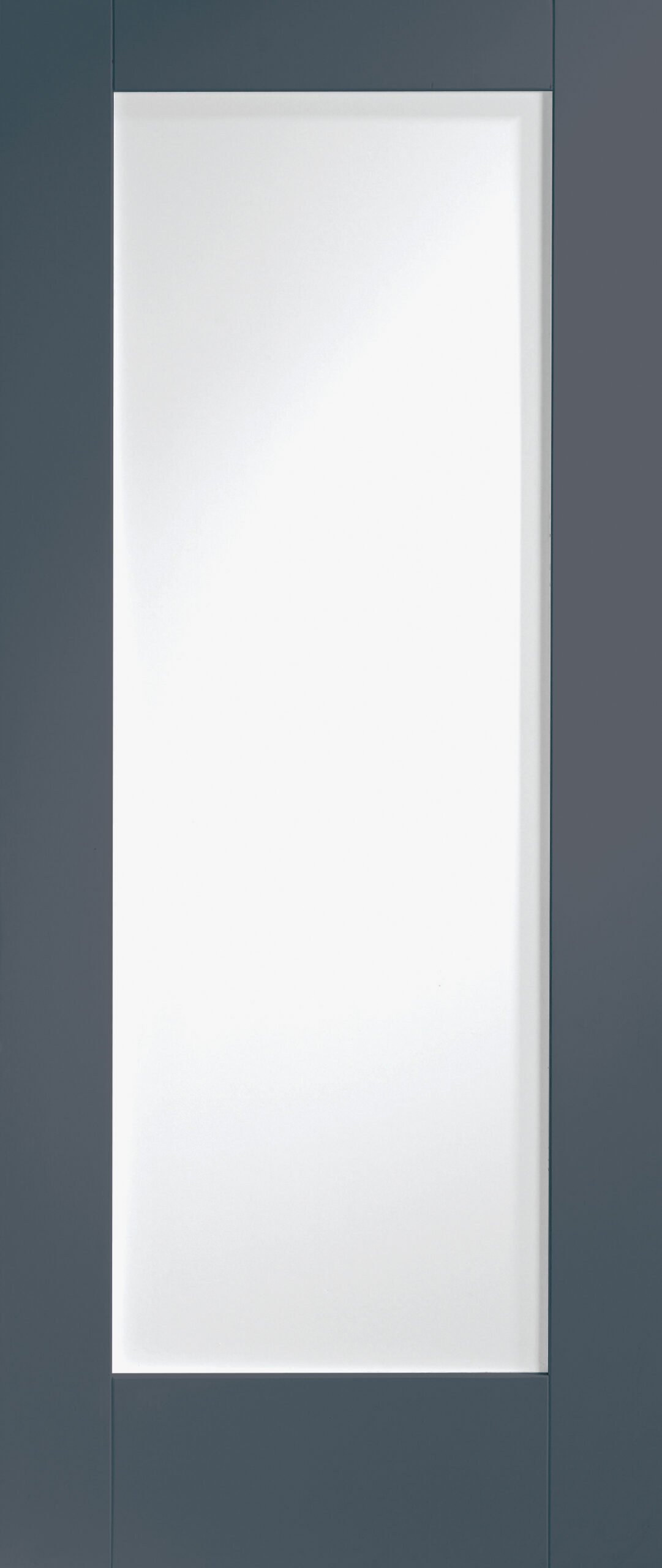 Internal White Primed Pattern 10 with Clear Glass – Cinder, 2040 x 726 x 40 mm