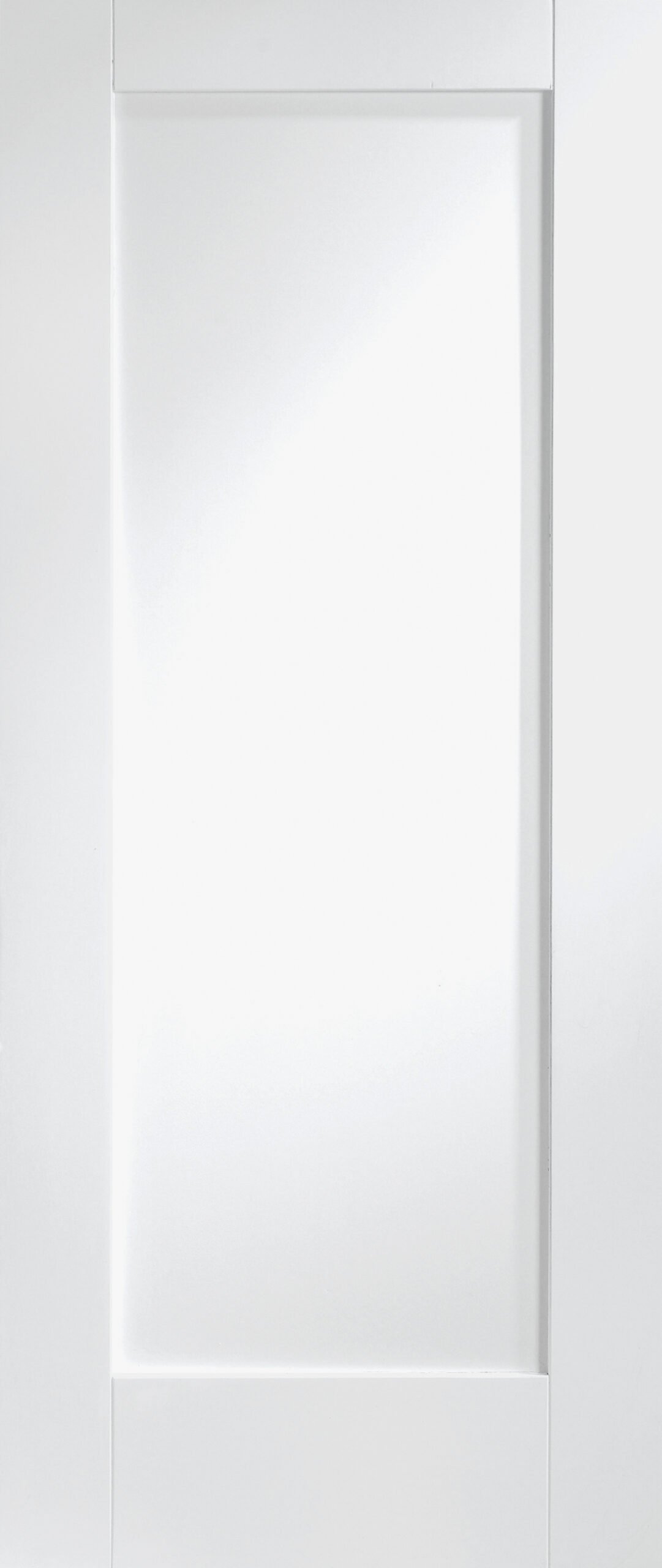 Internal White Primed Pattern 10 with Clear Glass – Glacier, 2040 x 726 x 40 mm