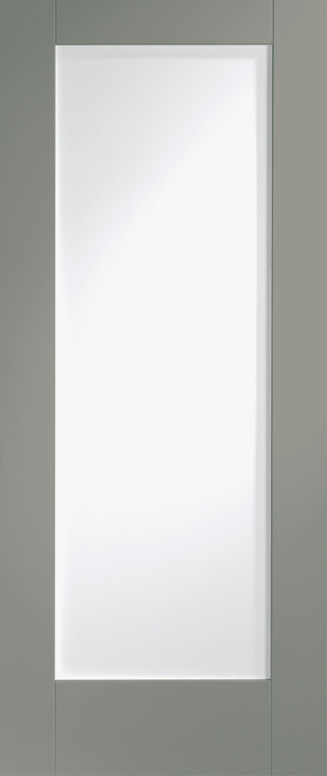 Internal White Primed Pattern 10 with Clear Glass – Slate, 1981 x 610 x 35 mm