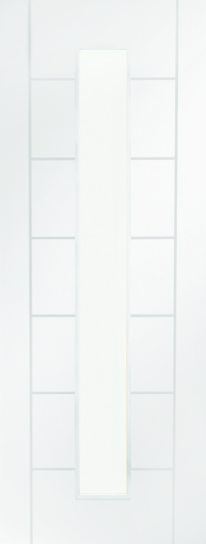 Palermo 1 Light Internal White Primed Door with Clear Glass – White Primed, 1981 x 838 x 35 mm