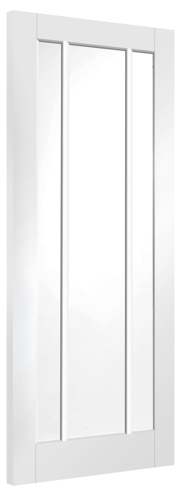 Internal White Primed Worcester Door with Clear Glass - Image 2